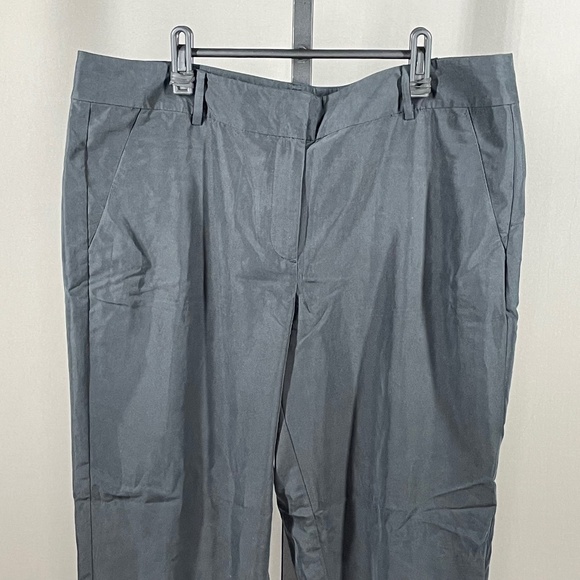 NEW Ann Taylor Dress Pants Womens 12 black trouser classic preppy - Picture 2 of 9